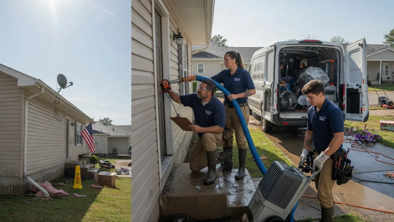 Ceiling Water Damage Restoration in Danese, WV near me